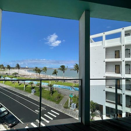 微藍海岸夜市電梯旅宿 Hualien Kültér fotó